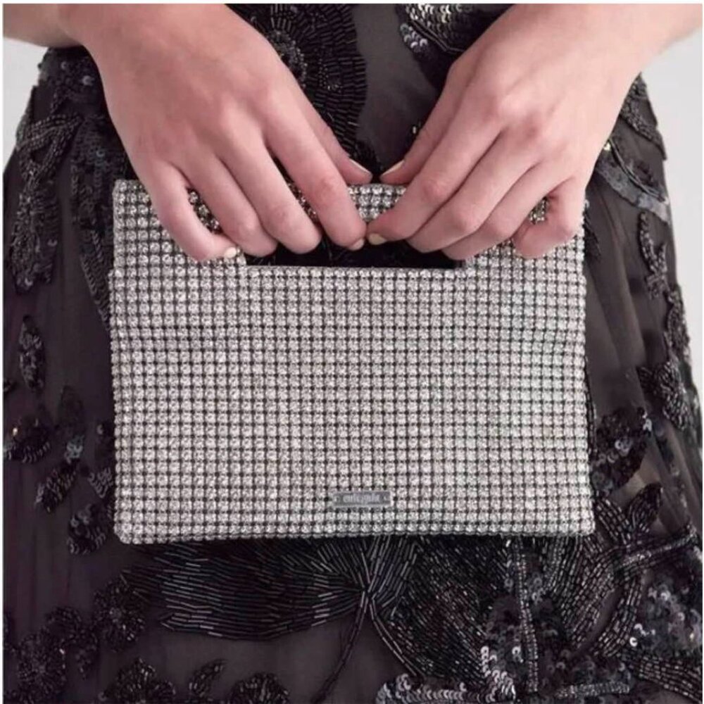 New* Cult Gaia Lucinda Mini Crystal Clear Shoulder Bag $368